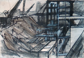 Shell South Bank building site no. 3, 1960
