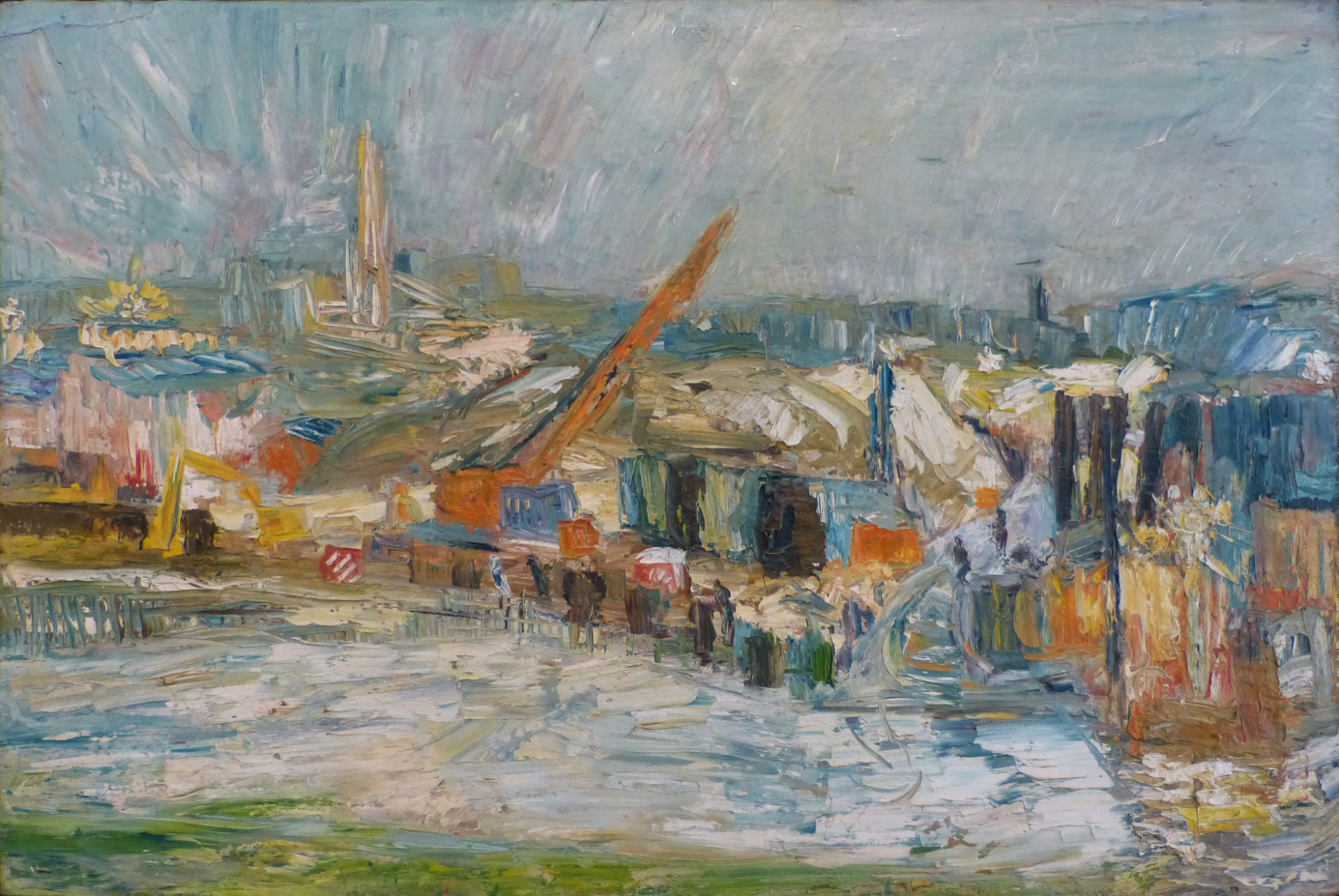 Building the Inner Distribution Road, Reading I, 1970