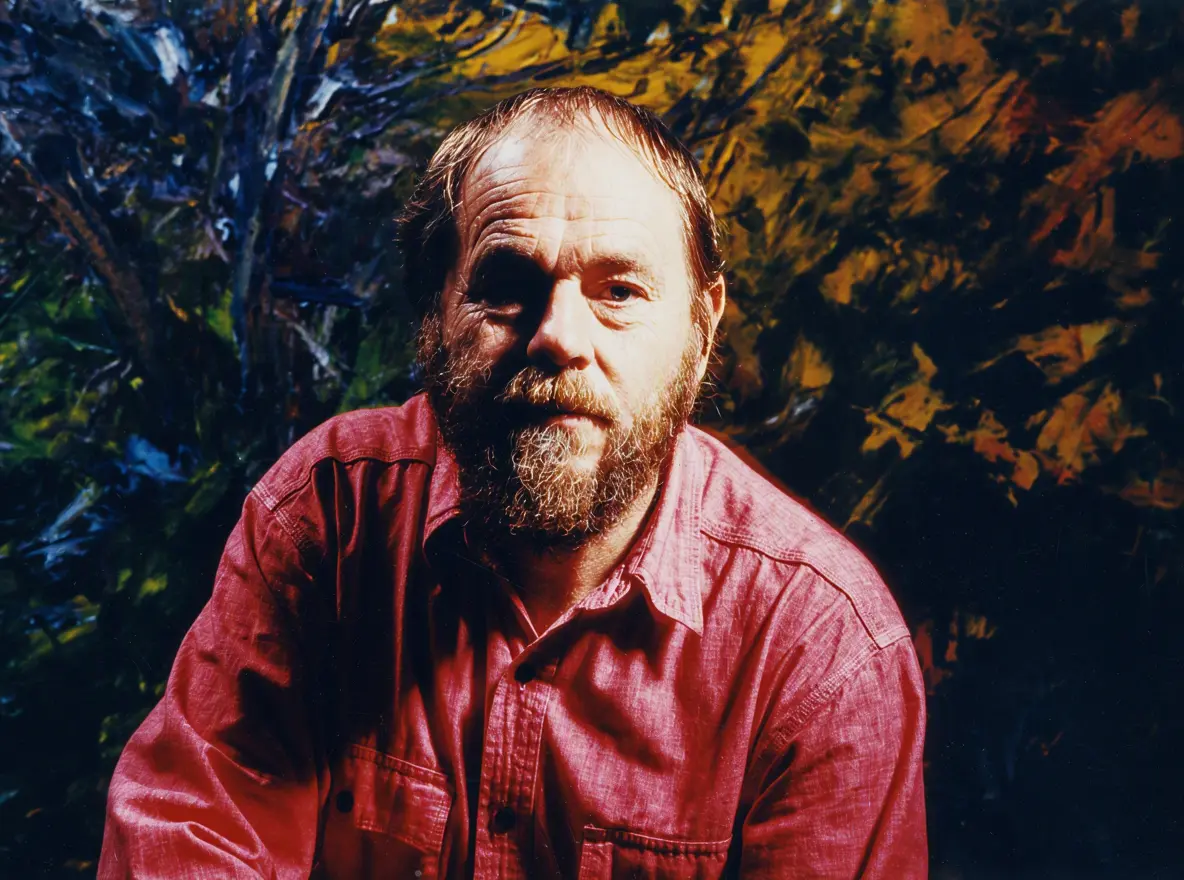 Portrait of the painter Ray Atkins